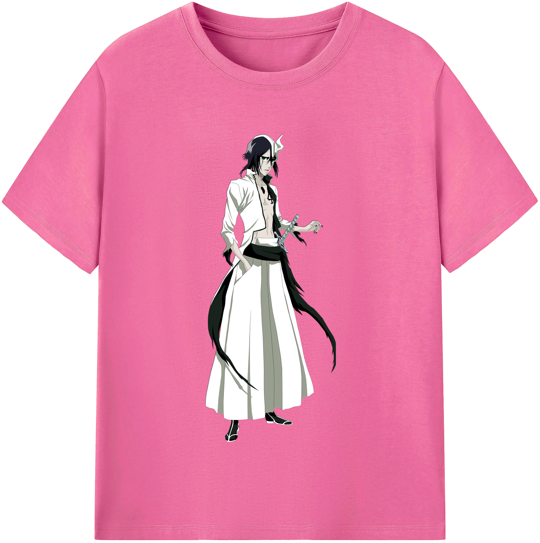 （画像用） ブリーチ ウルキオラ·シファー BLEACH Ulquiorra cifer レディースカジュアルプリントTシャツ（綿100％）